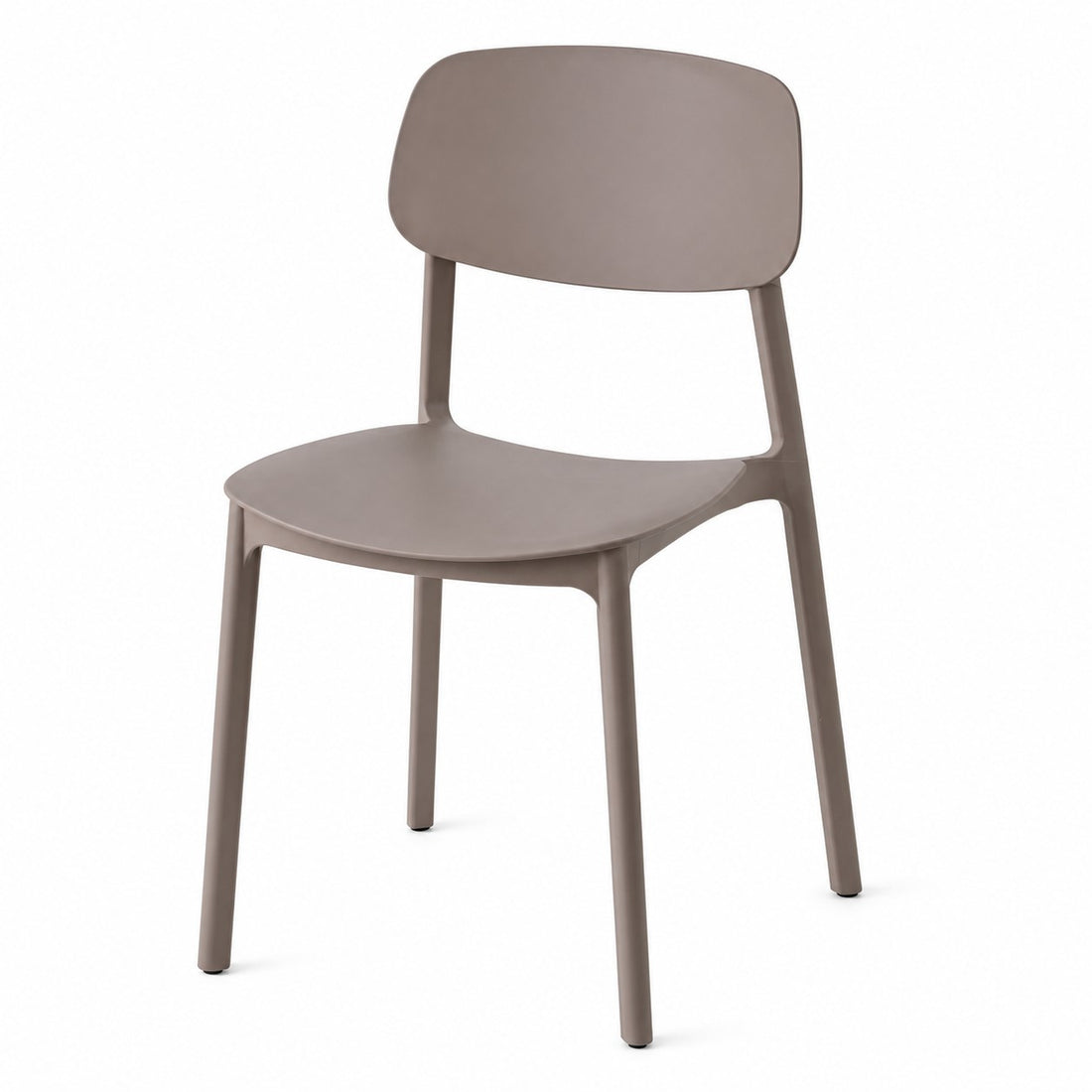 Chaise L'Arcolaio Francy en Polypropylène Taupe