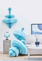 edg enzo de gasperi edg enzo de gasperi lampada da tavolo bombato h 34 cm d 25 cm turquoise ean 8059824331038