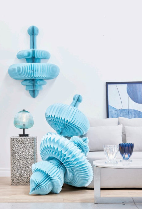 edg enzo de gasperi edg enzo de gasperi lampada da tavolo bombato h 34 cm d 25 cm turquoise ean 8059824331038