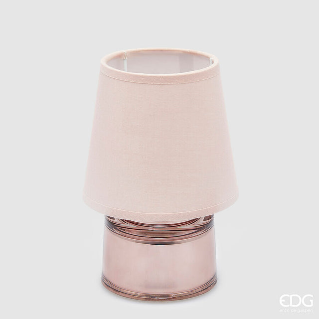 edg enzo de gasperi lampada da tavolo cozy h 18 cm d 12 cm ip 20 rose gold scatola regalo ean 8059824499677