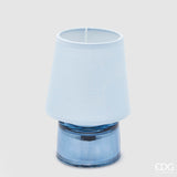 edg enzo de gasperi lampada da tavolo cozy h 18 cm d 12 cm ip 20 blue scatola regalo ean 8059824499738