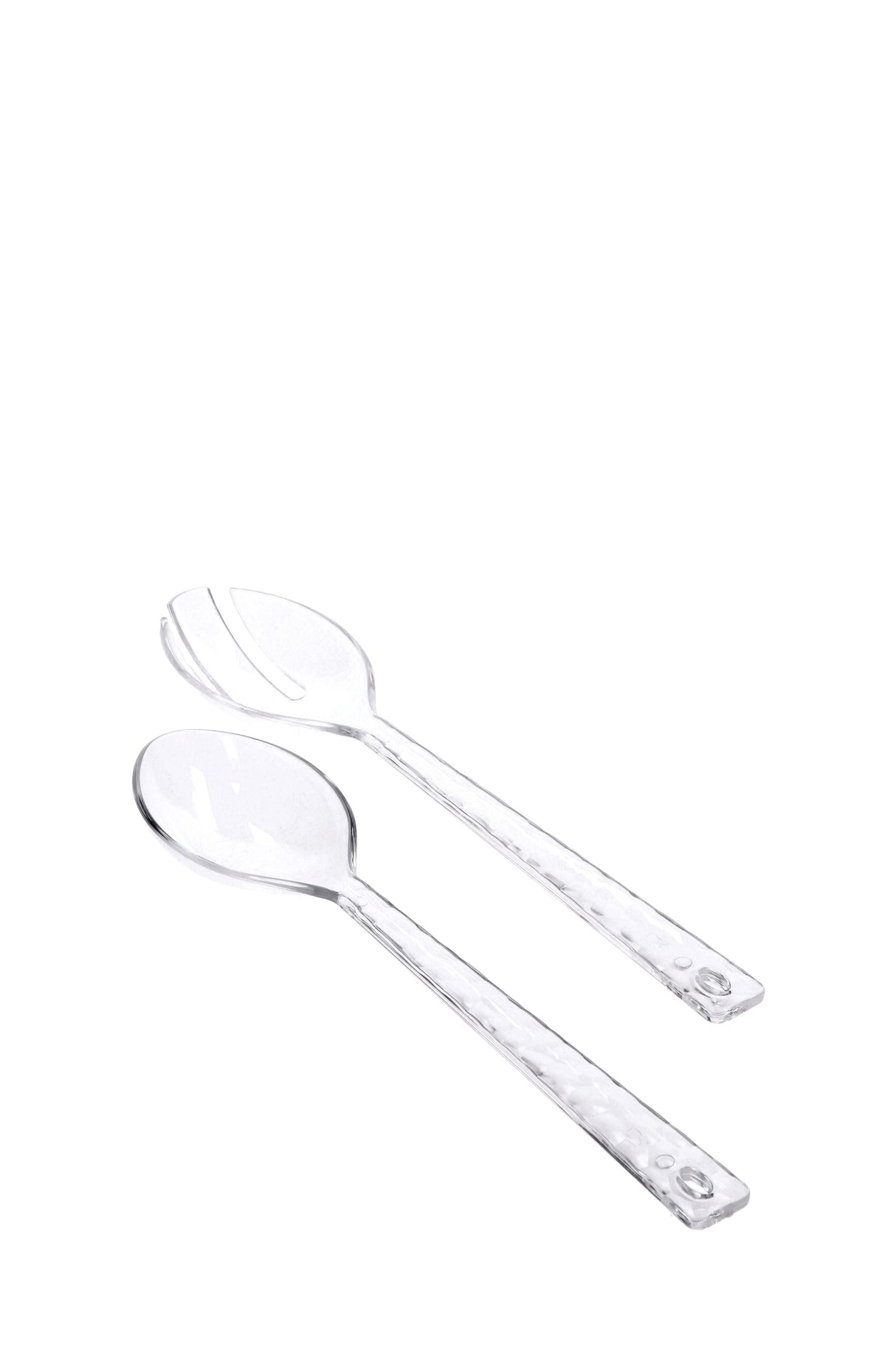 regalo italiano regalo italiano set 2 cucchiai lance h 65 cm 285 x 4 cm plastica trasparente ean 8021785782891