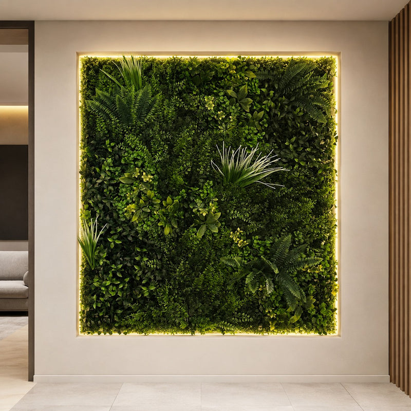 Panneau Vert Vertical L'Arcolaio 1x1m - Haie Décorative