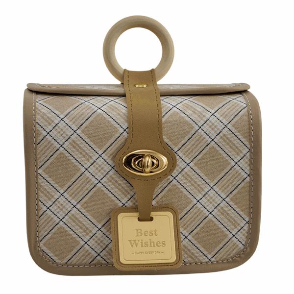L'Arcolaio Bauletto Rettangolare Piccolo Vintage Brown 17,8x12,7x14 cm