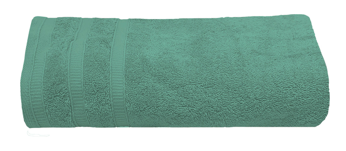 Androni Giocattoli Serviette de toilette en éponge unie vert foncé – Serviette de bain douce et absorbante