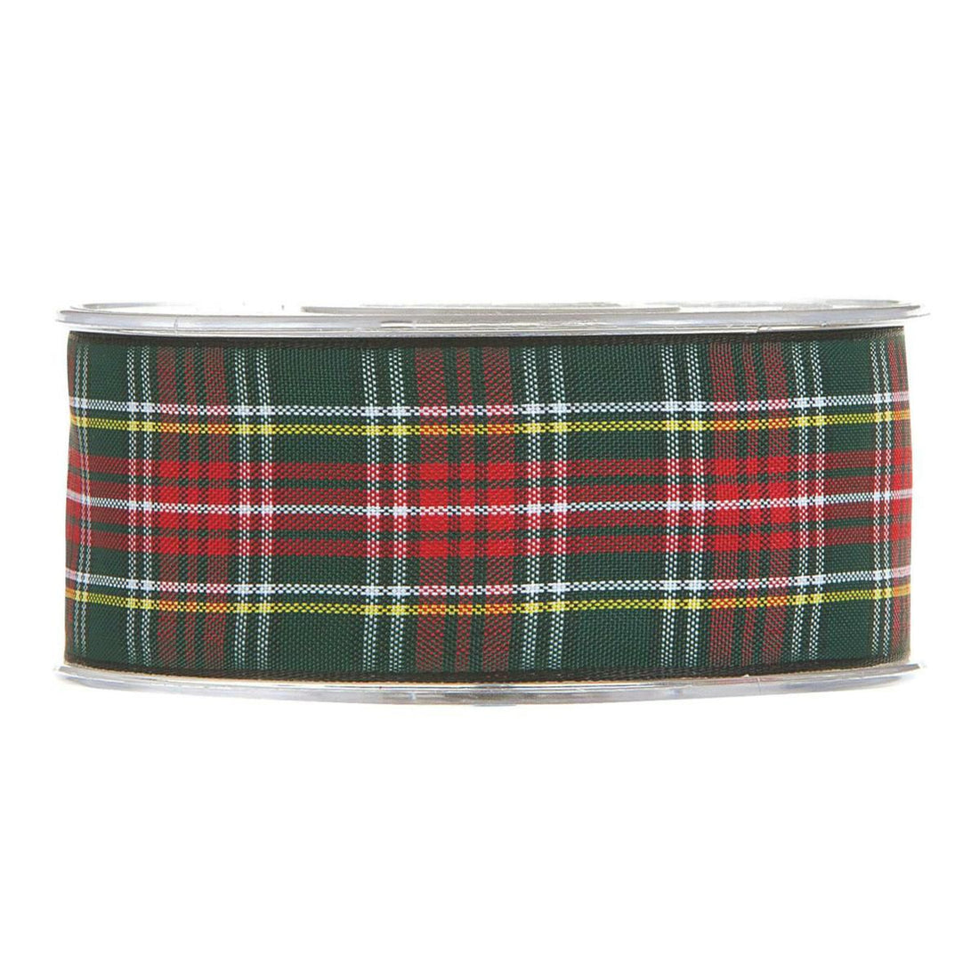 Piovaccari Ruban de Noël Tartan Vert et Rouge 38 mm x 20 m – Ruban Écossais Décoratif pour Sapin de Noël, Nœuds et Paquets Cadeaux
