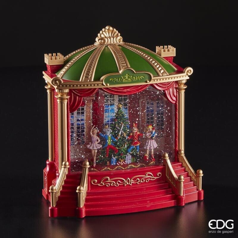 Décoration de Noël EDG Enzo De Gasperi Palace H 23 cm L 22 cm L 10 cm Musique Led Multicolore