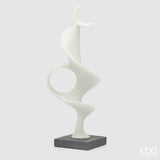 edg enzo de gasperi edg enzo de gasperi scultura fluid design con base h 70 cm l 19 cm l 19 cm ivory ean 8059824482761