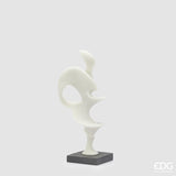 edg enzo de gasperi edg enzo de gasperi scultura fluid design con base h 50 cm l 155 cm l 155 cm ivory ean 8059824482778