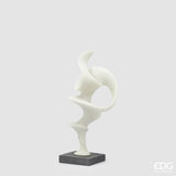 edg enzo de gasperi edg enzo de gasperi scultura fluid design con base h 50 cm l 155 cm l 155 cm ivory ean 8059824482778