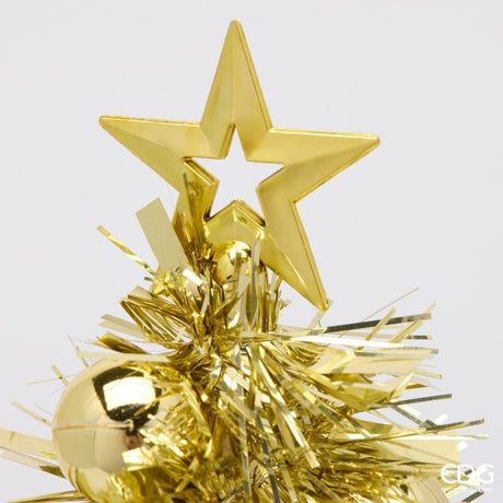 EDG Enzo De Gasperi Décoration Sapin avec Boules Gold H50 Ø16 cm – Décoration de Noël