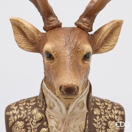 EDG Enzo De Gasperi Renna Boheme Natalizia H68 cm Marrone – Décoration de Noël
