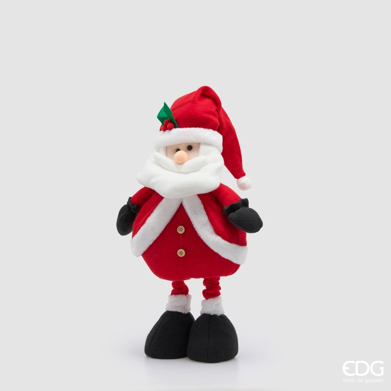 EDG Enzo De Gasperi Decoro Babbo Natale Telescopico White Red H70 cm – Decorazione di Natale