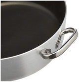 AGNELLI Casserole Basse Antiadhésive avec 2 Poignées Inox D 36 cm