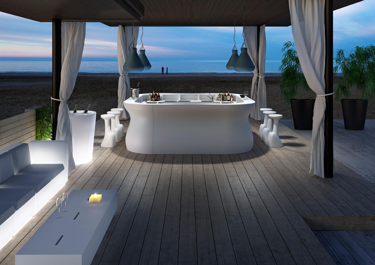 plust plust bancone bartolomeo light in out neutro bianco