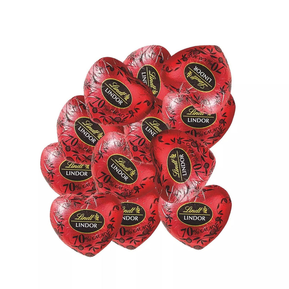 Lindt Lindor Hearts Chocolat Noir 70% 500 Gr