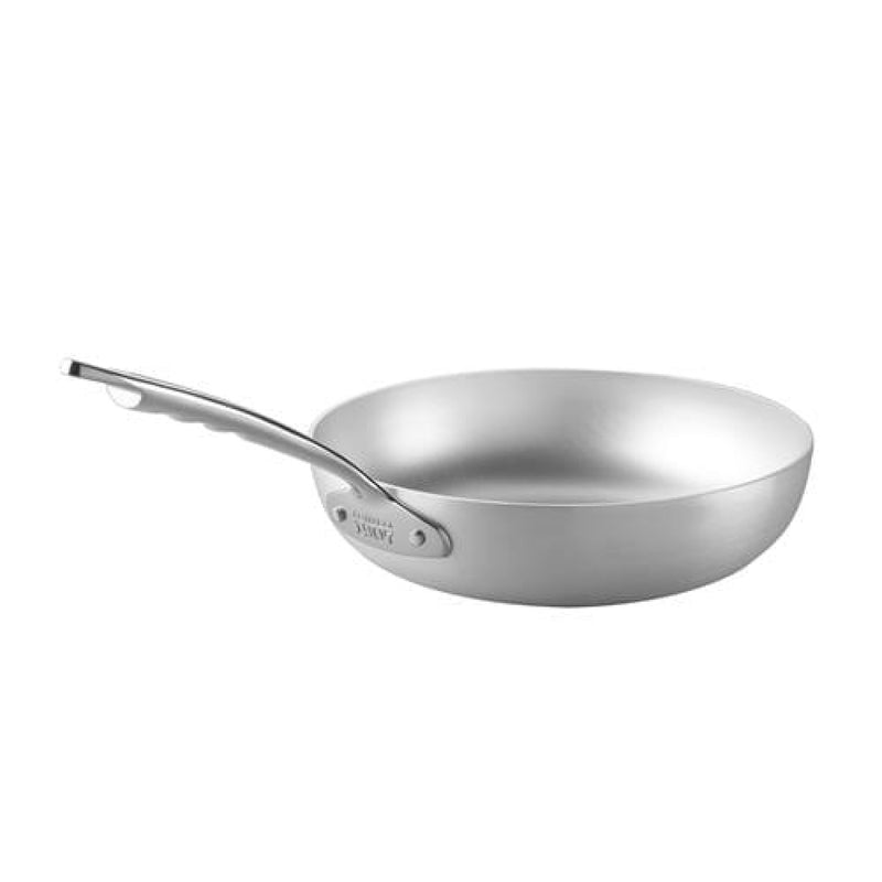 AGNELLI Sauteuse évasée haute Aluminium avec 1 queue Inox D 32 Cm