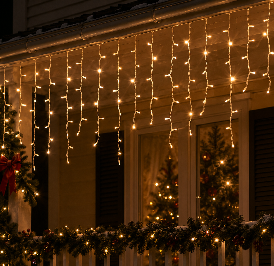 Tente de Noël Lotti Ice Light 228 Maxiled D 7 mm H 90 cm L 3 m + câble blanc 1,5 m