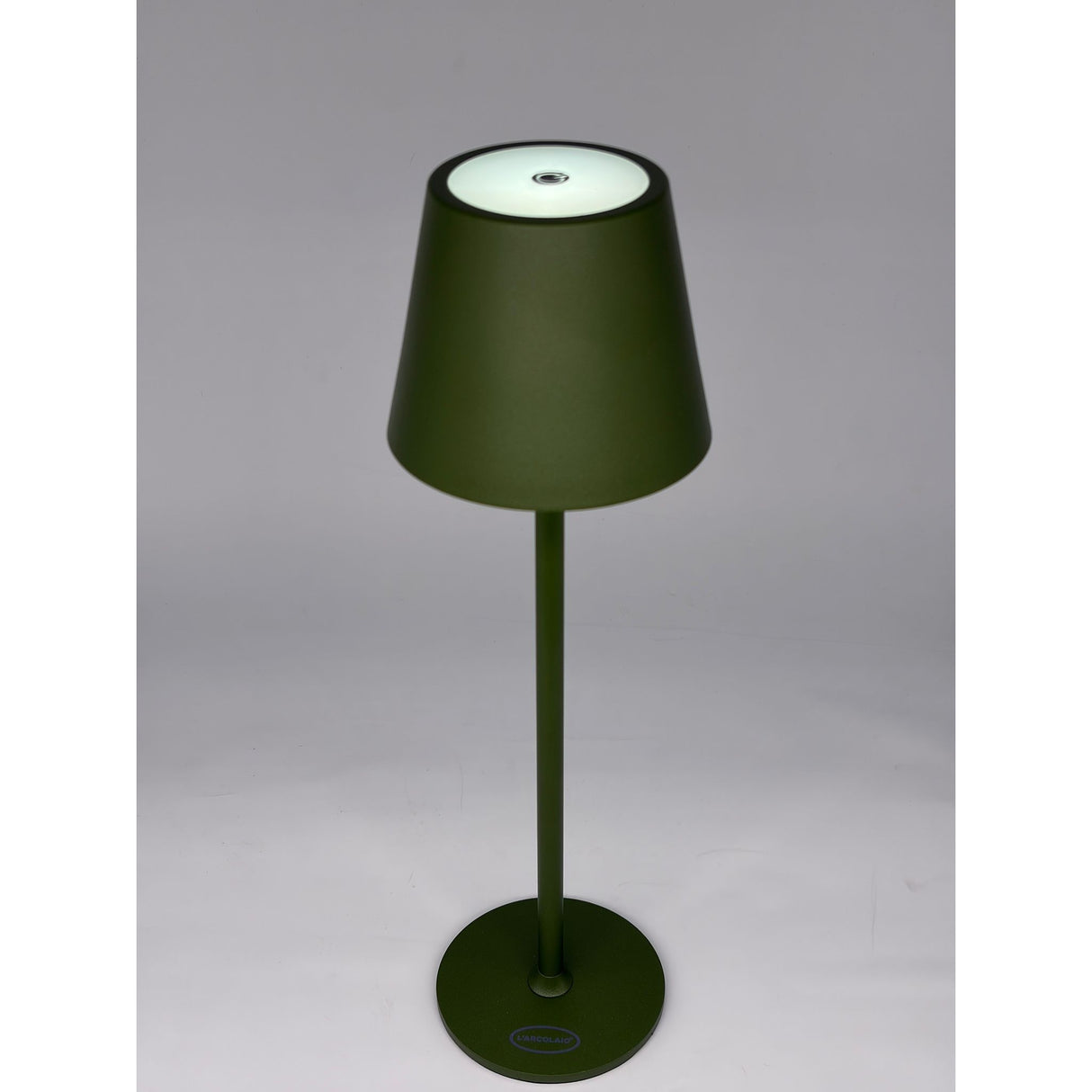 L'Arcolaio Lampe LED Tactile Rechargeable H 38 Cm 10 x 10 Cm IP54 Round Pro Olive
