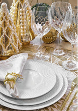 Rond de serviette renne de Noël dégradé, 6,5 x 4,5 x 4 cm, or