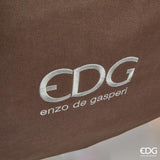 EDG Enzo De Gasperi Sac de transport pour sapin de Noël H 50 cm L 120 cm L 38 cm Marron