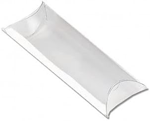 Porte-confettis en tube PVC transparent ARPIMEX 3,5 x 2 x 11,5 cm 50 pièces