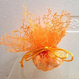 star import italy sacchetti portaconfetti bomboniere velo rete tondo con tulle arancio 25 pz ean 8051040928078