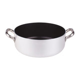 AGNELLI Casserole Basse Antiadhésive avec 2 Poignées Inox D 36 cm