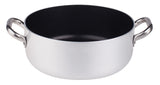 AGNELLI Casserole Basse Antiadhésive avec 2 Poignées Inox D 36 cm