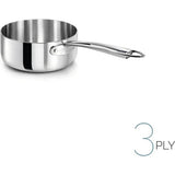 AGNELLI Casserole basse Aluinox 3Ply avec 1 poignée Inox 20x6 cm