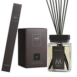 Muhà Luxe Diffuseur de Parfum d'Ambiance avec Bâtonnets Eau et Sel 500 Ml