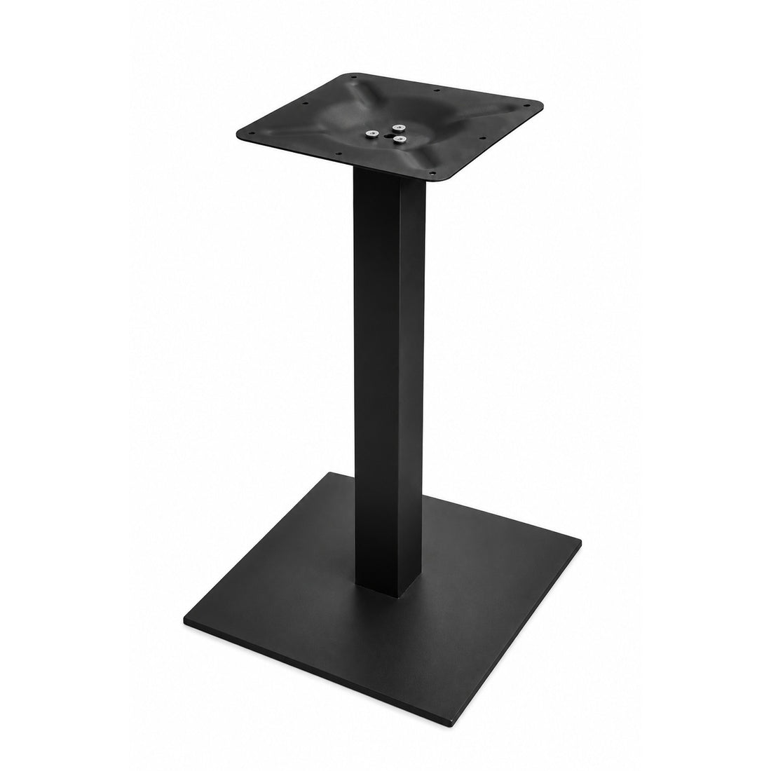 Moia Greenwood Piètement Fonte Table Acier Anthracite Plateau