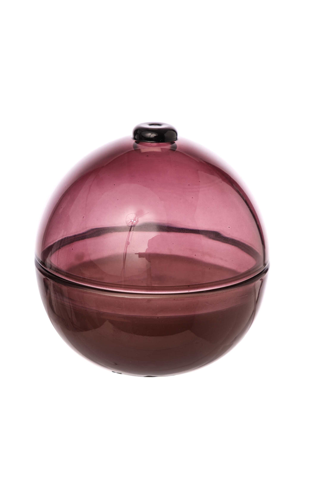 ARPIMEX Boules de Noël en verre rose, diamètre 7 cm, hauteur 7 cm.