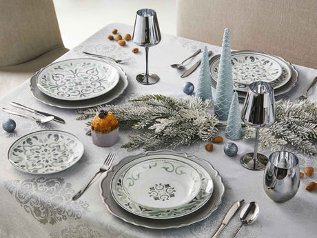 tognana tognana bicchiere cristina natale 500 cc h 24 cm vetro eletro silver ean 8056444341126