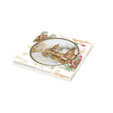 tognana tognana piatto panettone cinzia christmas village natale 31 cm porcellana multicolor ean 8056444070897