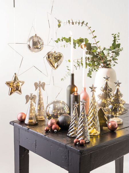 tognana tognana sfera natale con led d 15 cm christmas smoke vetro grigio ean 8056444025972