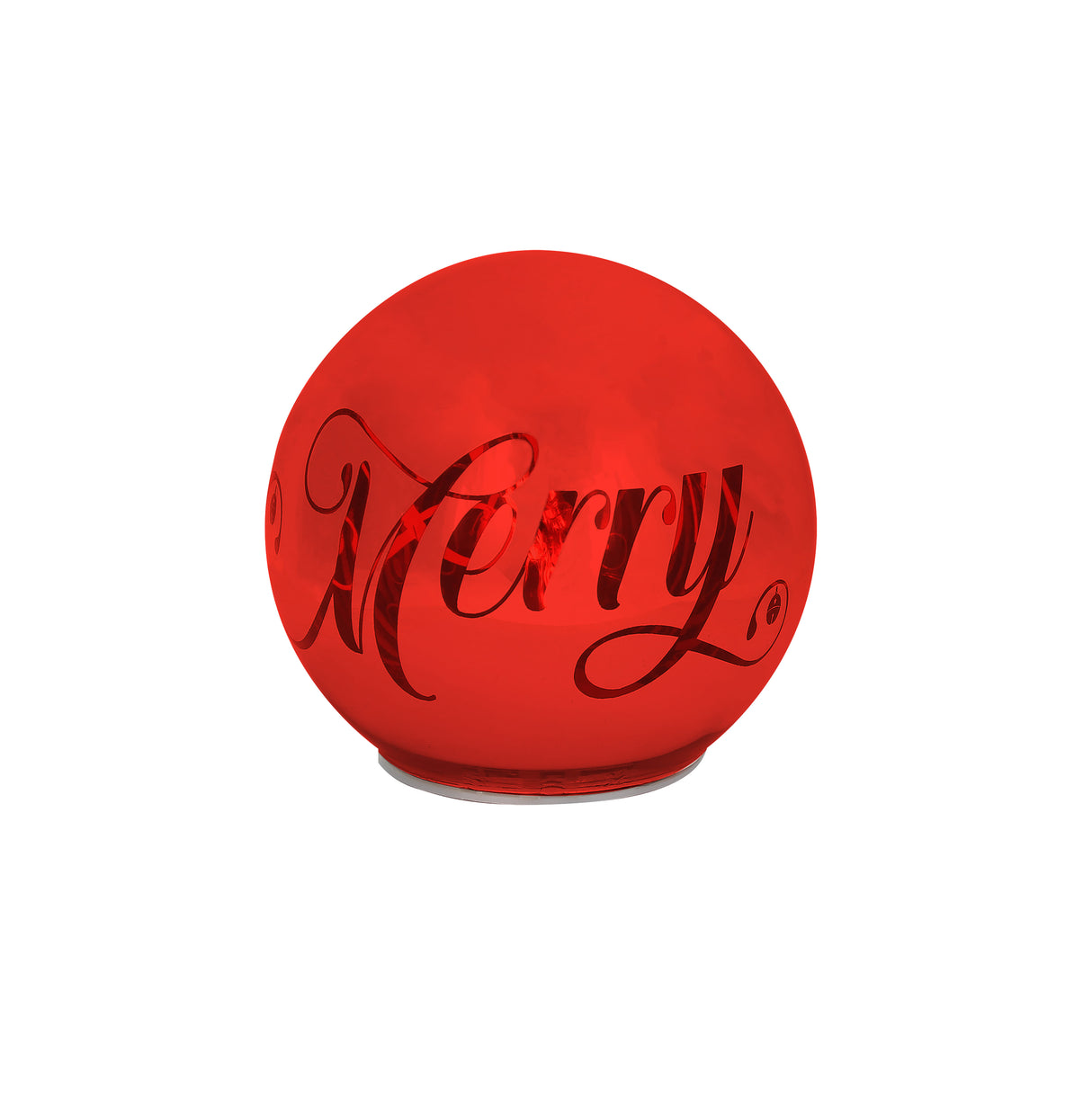 tognana tognana sfera natale con led d 15 cm christmas mirror red vetro rosso ean 8056444359343