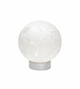 tognana tognana sfera natale con led d 18 cm christmas white vetro bianco ean 8056444359411
