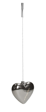 tognana tognana sospensione cuore natale con led 18 cm christmas smoke