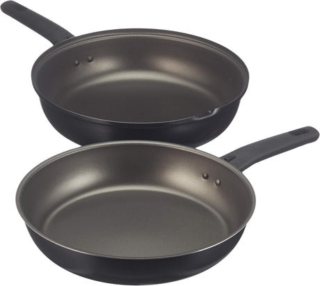 AGNELLI Four Double en Aluminium Antiadhésif avec Poignées en Bakélite D 28 cm