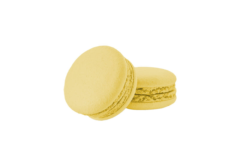 Maxtris Macarons Limone Giallo 70 g 5 Pezzi – Dolcetti Macarons al Gusto Limone per Feste, Confettate e Idee Regalo