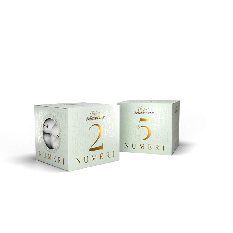 maxtris maxtris numeri 25 confetti ciocomandorla 200 gr ean 8022470874211