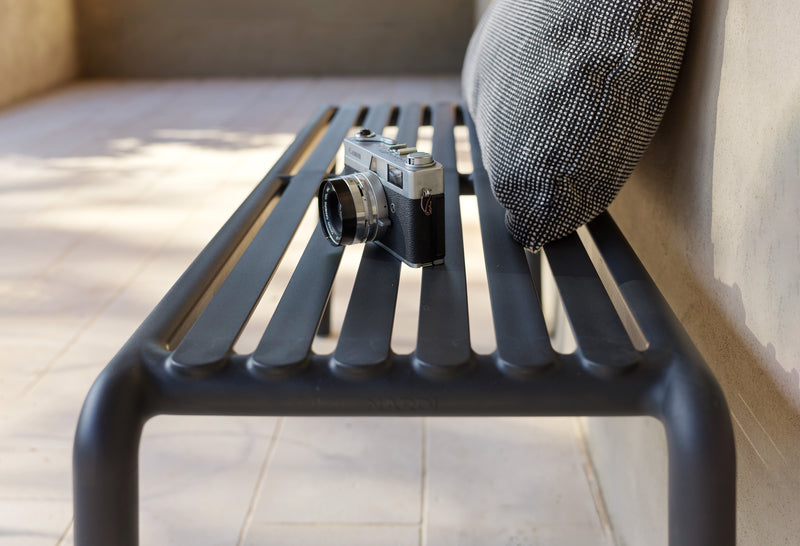 Nardi Doga Bench New Panchina da Esterno colore Pera 102,5 x 44 x 39 cm – Panchina Moderna per Giardino e Terrazzo