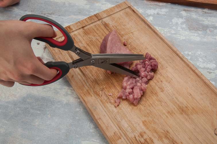 Ciseaux à déchiqueter Salvinelli 22 cm en acier