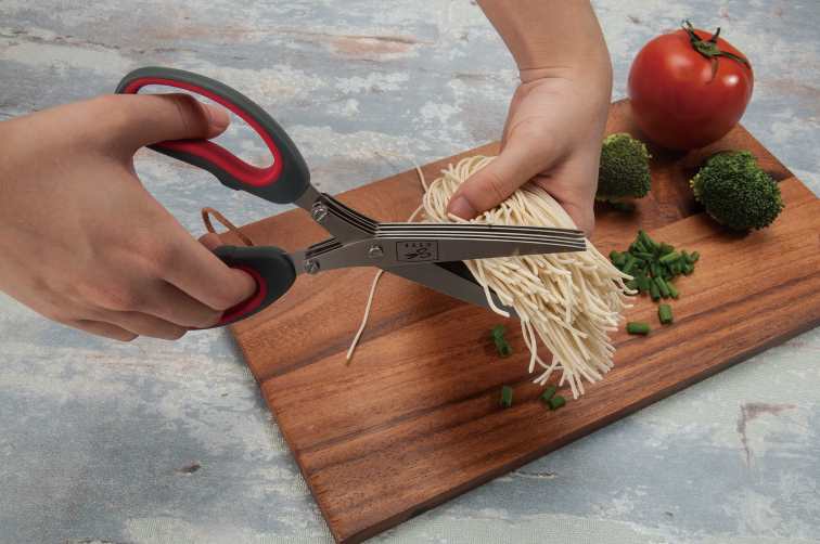 Ciseaux à déchiqueter Salvinelli 22 cm en acier