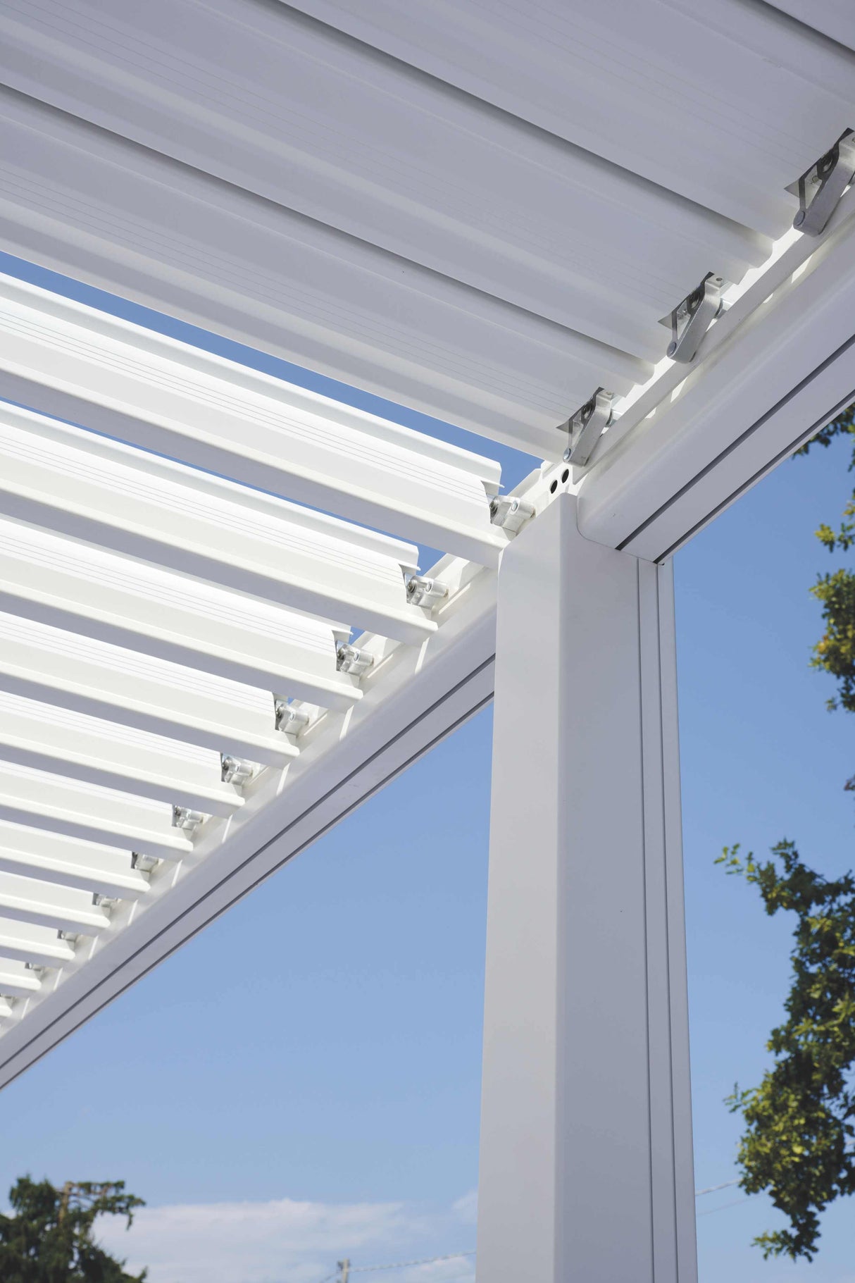 Pergola Texas 3 x 6 cm blanche