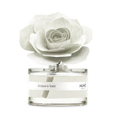 Muhà Diffuseur de parfum Rose Blanche Bombonière Eau et Sel 50ml