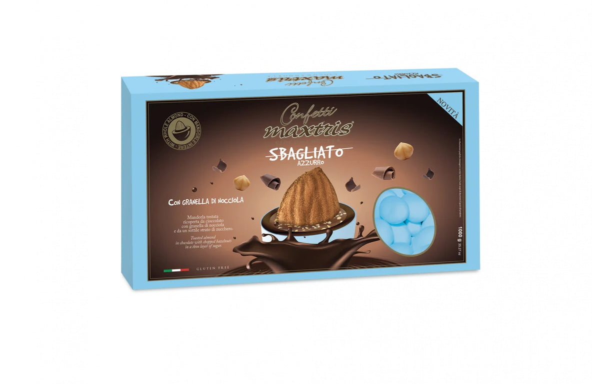 Maxtris Confetti Celeste Sbagliato Granella di Nocciola 1 Kg