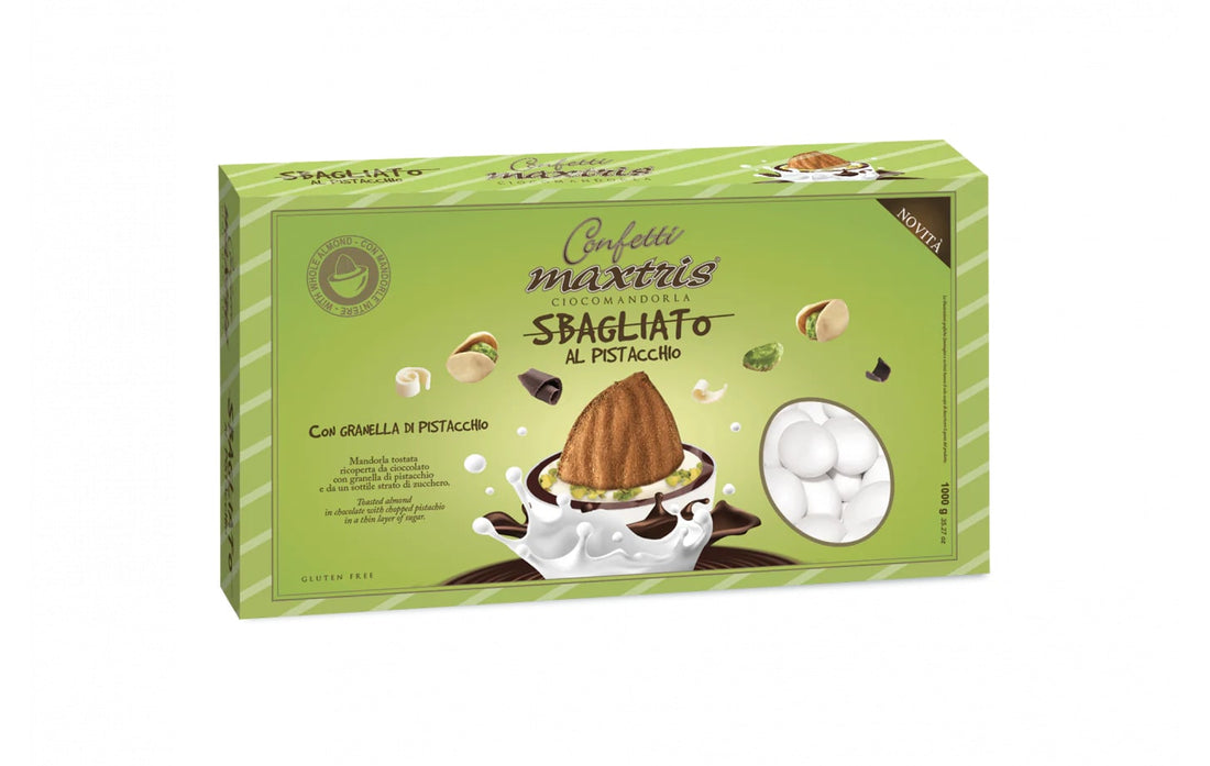 Maxtris Dragées Sbagliato à la Pistache Blanche 1 Kg
