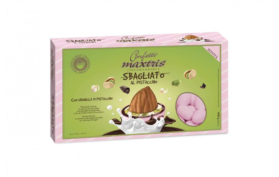 Maxtris Dragées Sbagliato Rose Pistache 1 Kg